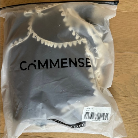 NWT Commense Contrast Trim Jacket With Matching Scarf - Picture 9 of 9